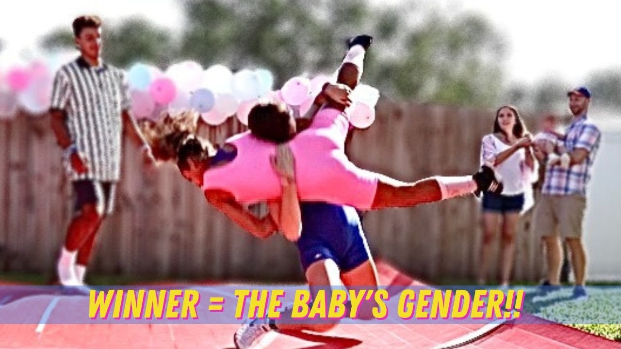 The BEST GENDER REVEAL Ever! Girls Wrestle to Determine Gender! YouTube
