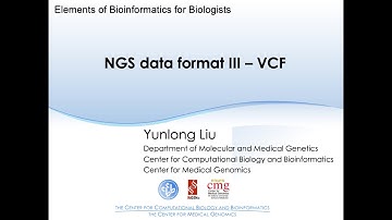 B4B: Module 1 - NGS Data Format - VCF