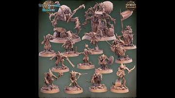 Daybreak Miniatures - The Tusked Marauders of Gauntwood - July 2022