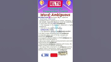 Ambiguous  meaning and example + American and British pronunciations (Let
