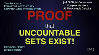 [91]  Proof of Big Infinity - Uncountable Sets Proof (Set Theory #17) #4.3.2.2c17