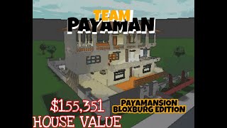 PAYAMANSION HOUSE TOUR + SPEEDBUILD |ROBLOX: BLOXBURG| 100K House Value