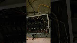 Panel on the ceiling #education #electrical #electric #dayinthelife #electrician