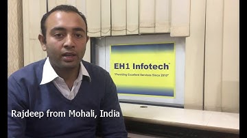 Networking Training in Chandigarh feedback by Rajdeep about EH1-Infotech Cybersecurity