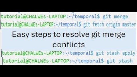 0x01. Git-resolving git conflicts