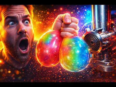 Crushing Crunchy & Soft Things by Meat Grinder!