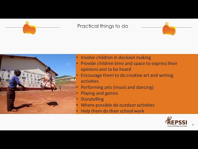 Watch Supporting children during the COVID 19 Pandemic on YouTube.