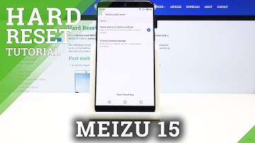 How to Factory Reset MEIZU 15 by Settings - Erase All Data