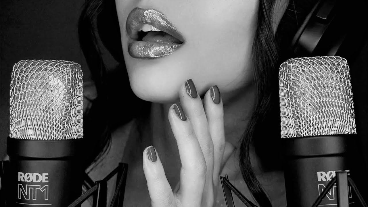 ASMR Deep Ear to Ear Tingles For Sleep👂 (b&w version)