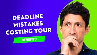 The Deadline Mistake That Costs People Their Disability Benefits!