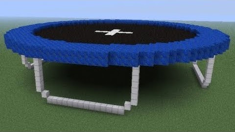 How to make a Trampoline in Minecraft pocket edition