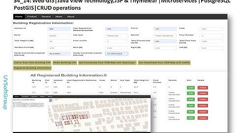 34_14: Thymeleaf | Spring Boot | JPA | Hibernate Spatial | PostGIS | Web GIS |CRUD operations