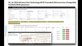 34_14: Thymeleaf | Spring Boot | JPA | Hibernate Spatial | PostGIS | Web GIS |CRUD operations