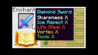 Minecraft but smelting give op enchantments