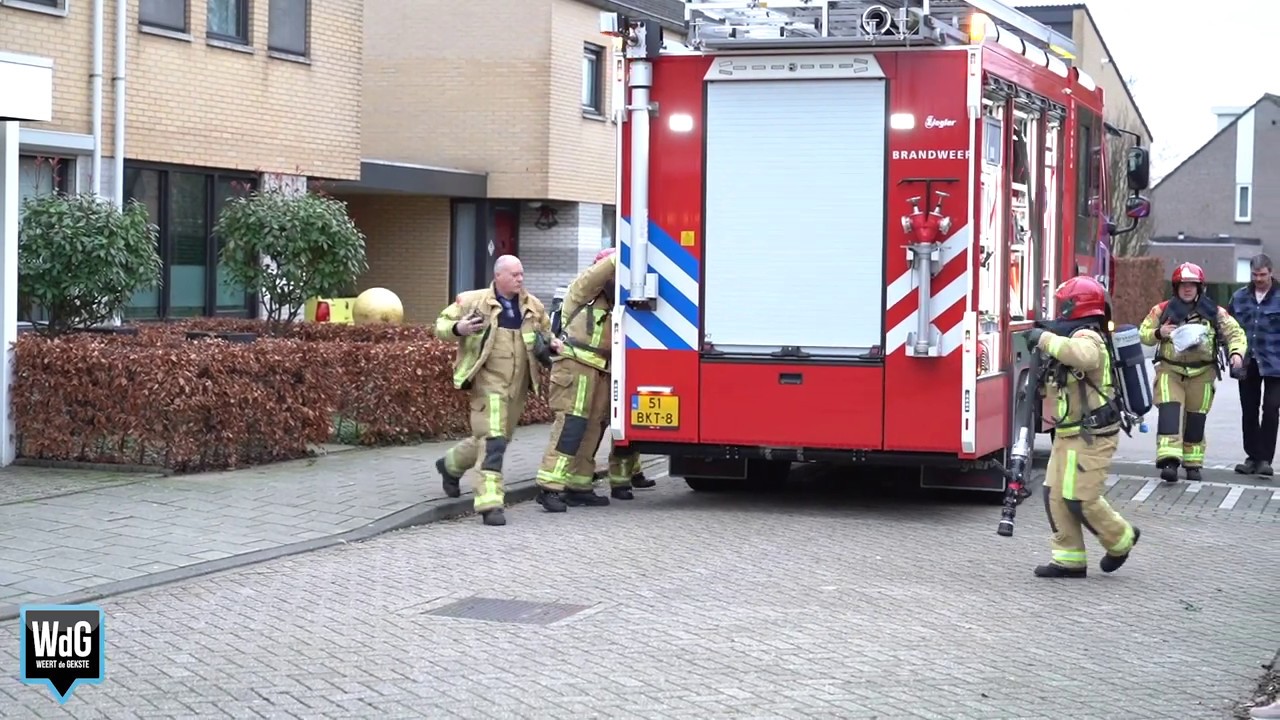 Woningbrand in Budel