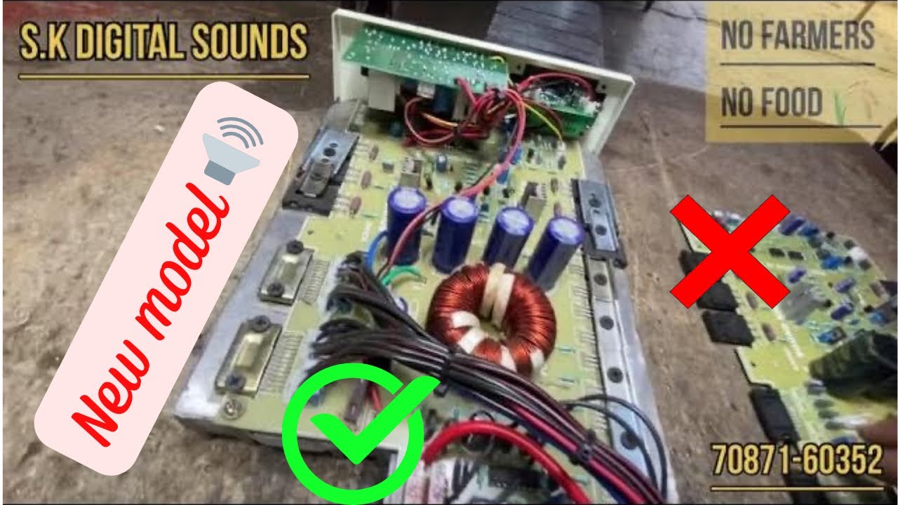 6 channel mono amplifier 🔥🔊