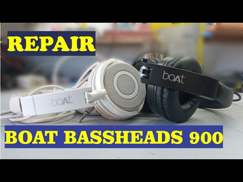 REPAIR BOAT BASSHEAD 900    how to repair headphone    broken fix