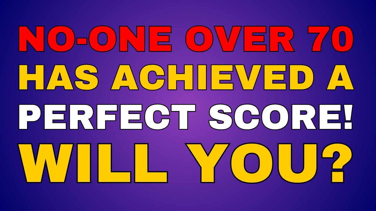 If You Can Score 5 Out Of 20 You Are An Absolute Genius!