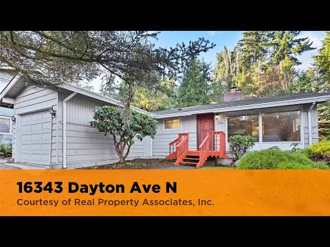 16343 Dayton Ave, Shoreline, WA home video tour