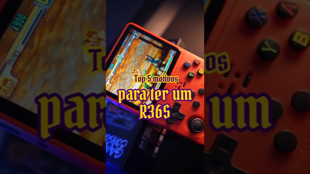 Top 5 Motivos para ter um Portátil Retrô R36S!