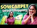 My first sowcarpet street shopping sarees and  accessories unbelievable price  namma tejaswini