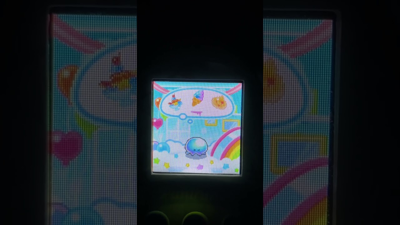 Punirunes baby started to stroke! 😖 #tamagotchi #toys #baby #character #shorts #stroke