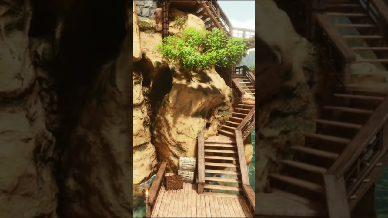 Ark Survival Ascended: Cliff House Base Design  