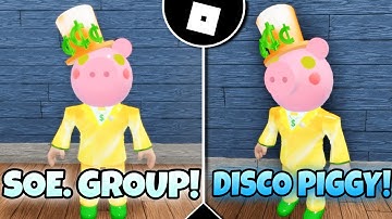 How To Get ‘‘SOE. GROUP’’ / ‘‘DISCO PIGGY’’ MORPH | Piggy RP : Infection | Roblox