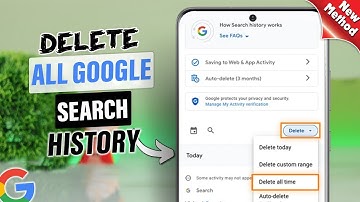 How to delete all google search history 2025 (New Method)