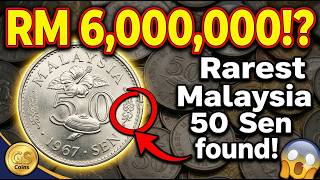 RM 6,000,000 FOR THIS? 😱 | Ultra Rare Malaysia 50 Sen Error Coin! RM 6,000,000 FOR THIS? 😱 | Ultra Rare Malaysia 50 Sen Error Coin!