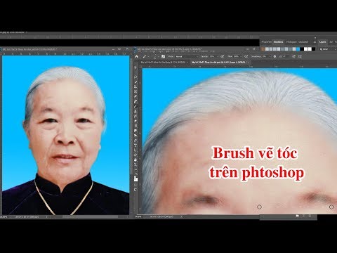 Video Phục Hồi ảnh củ cách vẽ tóc trên photoshop - youtube