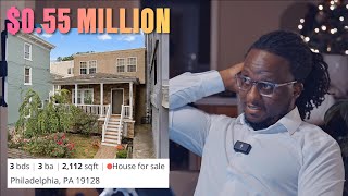$0.55 MILLION??? Welp! Architect's Review | Philly House on Zillow