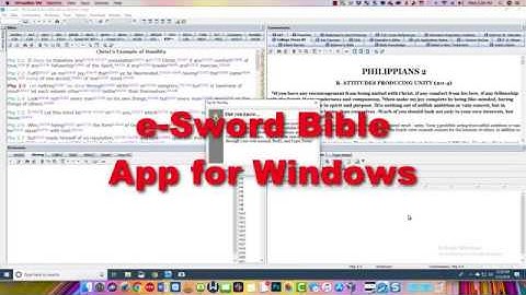 e-Sword Bible Software and iPad/iPhone App [Review of Windows]