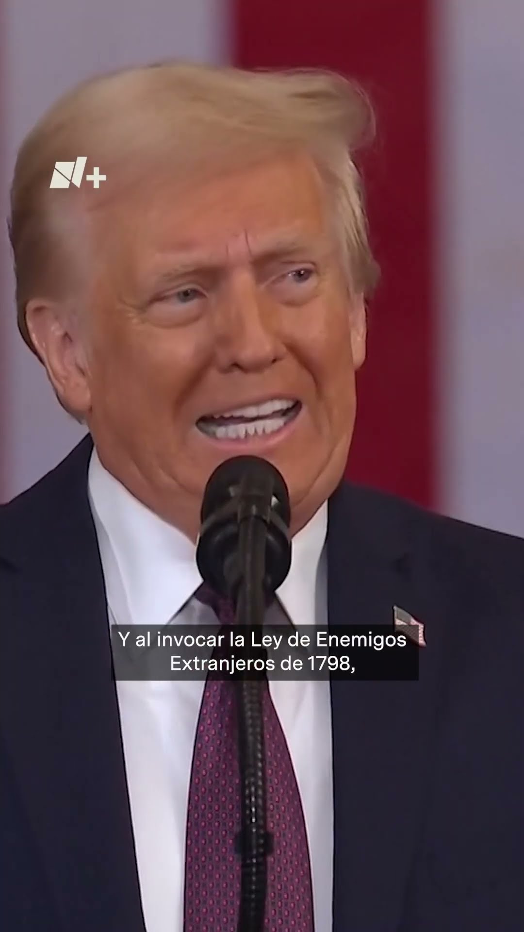 Trump combatirá al crimen organizado e inmigración irregular - N+ #Shorts