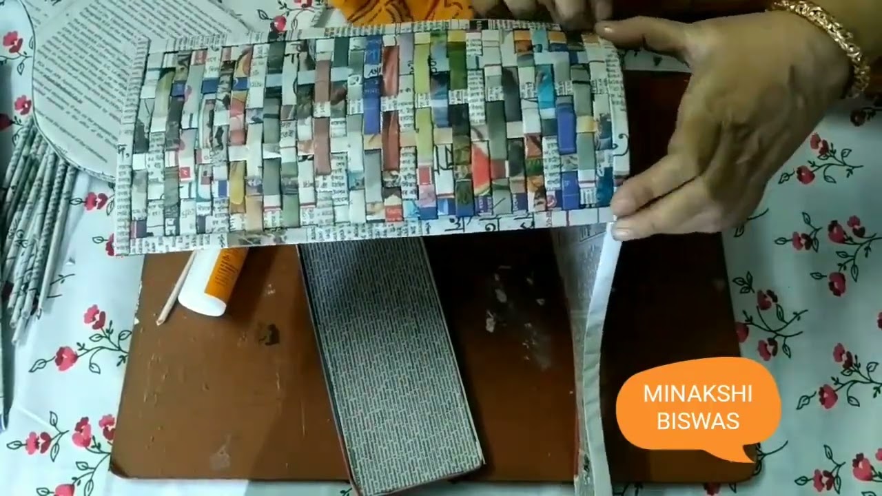 Newspaper craft ideas 