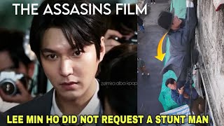 Lee Min Ho CLIMB a wall without a STUNTMAN with Yoo Hae Jin ! The Assasins Film Update