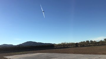 Trimble UX5 Takeoff with wind of 27 to 32 knots in Spain