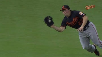 BAL@MIA: Snider robs Bour with great diving catch