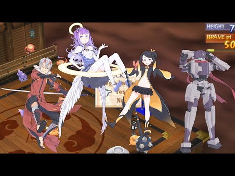 Summon Night 5 partners Kagerou, Dyth, Spinel u0026 Pariet VS protagonists Folth u0026 Arca