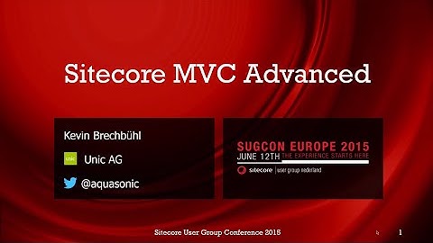 Sitecore MVC Advanced