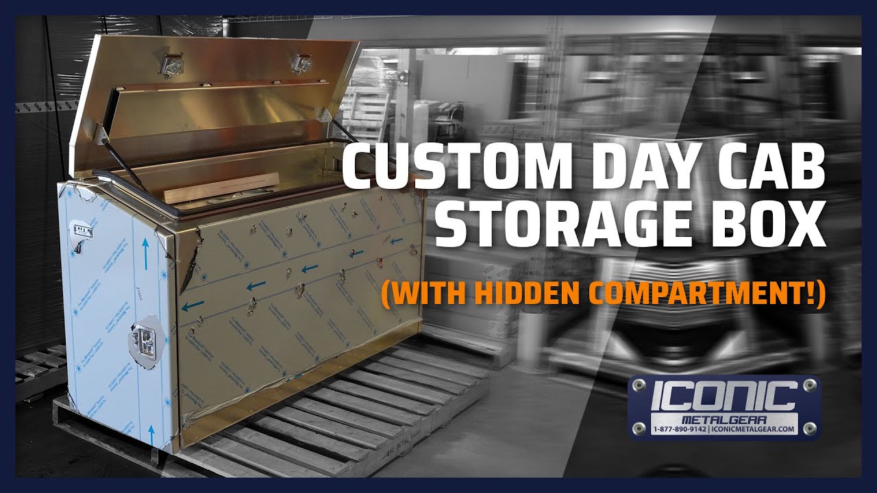 CUSTOM Day Cab Storage Box with HIDDEN Compartment - PRODUCT TOUR