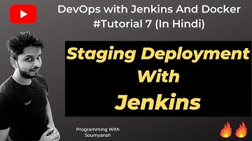 Staging Deployment Jenkins | DevOps With Jenkins And Docker Tutorial #7