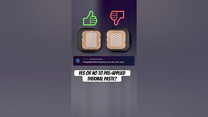 Yes or no to pre-applied thermal paste? #pcsetup #pcbuilds #pc