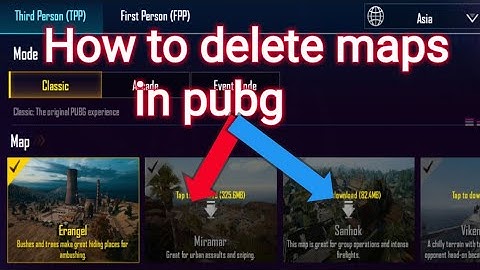 How To Delete Miramar Map From PUBG Mobile |Remove Miramar/Sanhok Map From PUBG Mobile