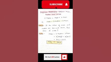 EMPIRICAL RELATIONSHIP OF MEAN, MEDIAN AND MODE IN ONE MINUTE ||