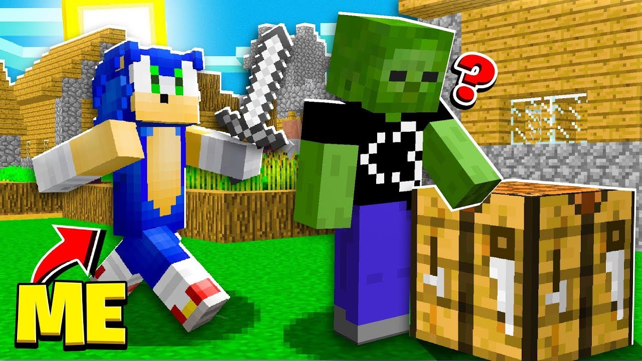 HE Had NO IDEA I Was SONIC in His MINECRAFT WORLD! (RageElixir Trolling)