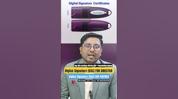 Digital Signature(DSC) for Director/Partner | How to get DSC Online  #onlinedsc #class3dsc #combodsc