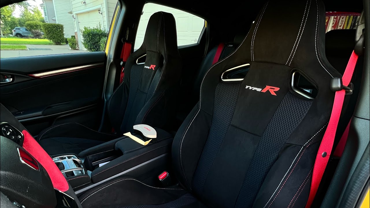 How To Install Hyper Suede Seat Covers For Civic Type R Fk8 Youtube