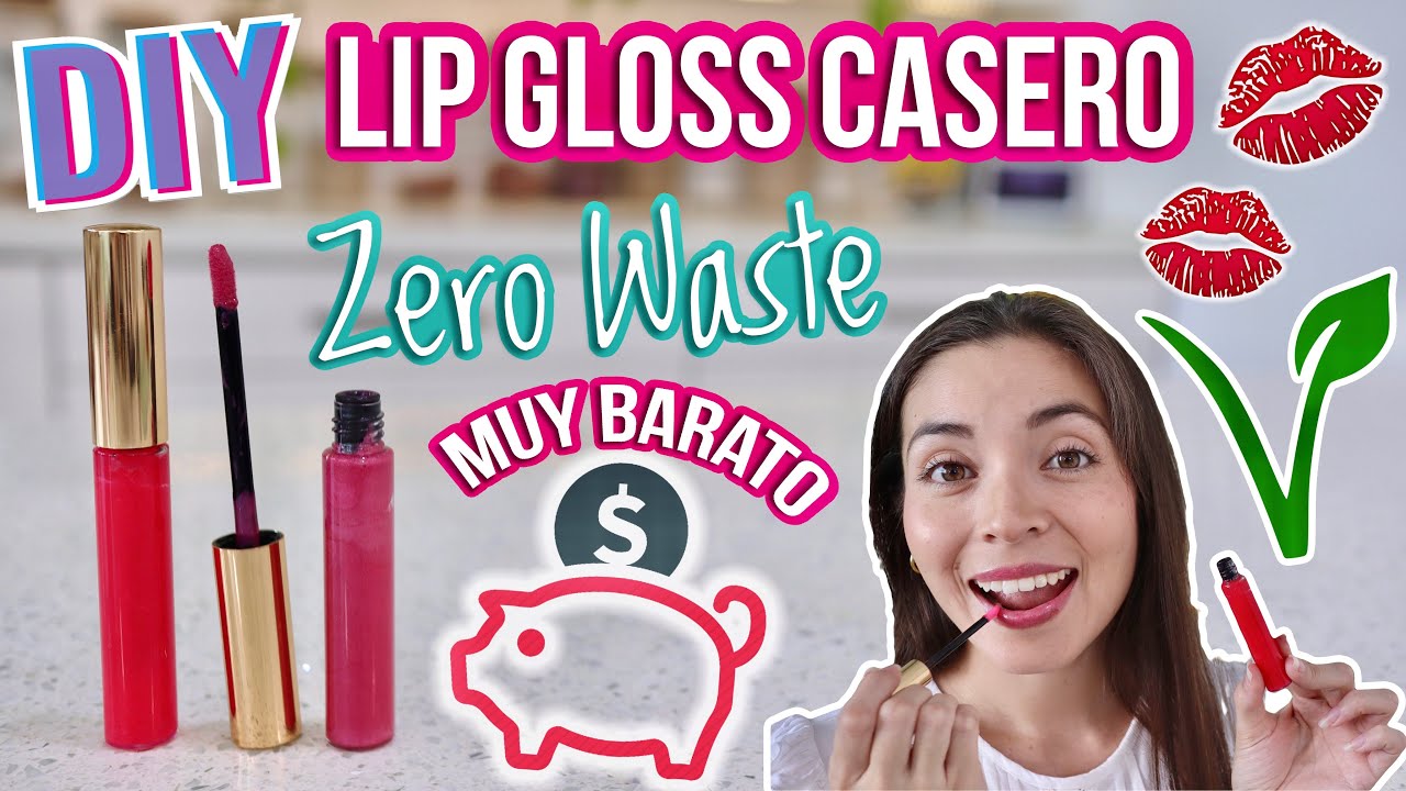 LIP GLOSS CASERO💋 DIY, 100% NATURAL, ZERO WASTE, VEGANO - Mixi