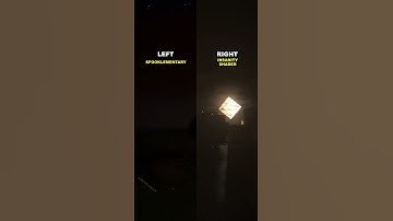 Minecraft Shaders: Spooklementary or Insanity? #shorts